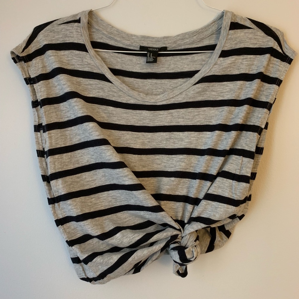 FINAL PRICE Grungy Black and Grey Muscle Tee